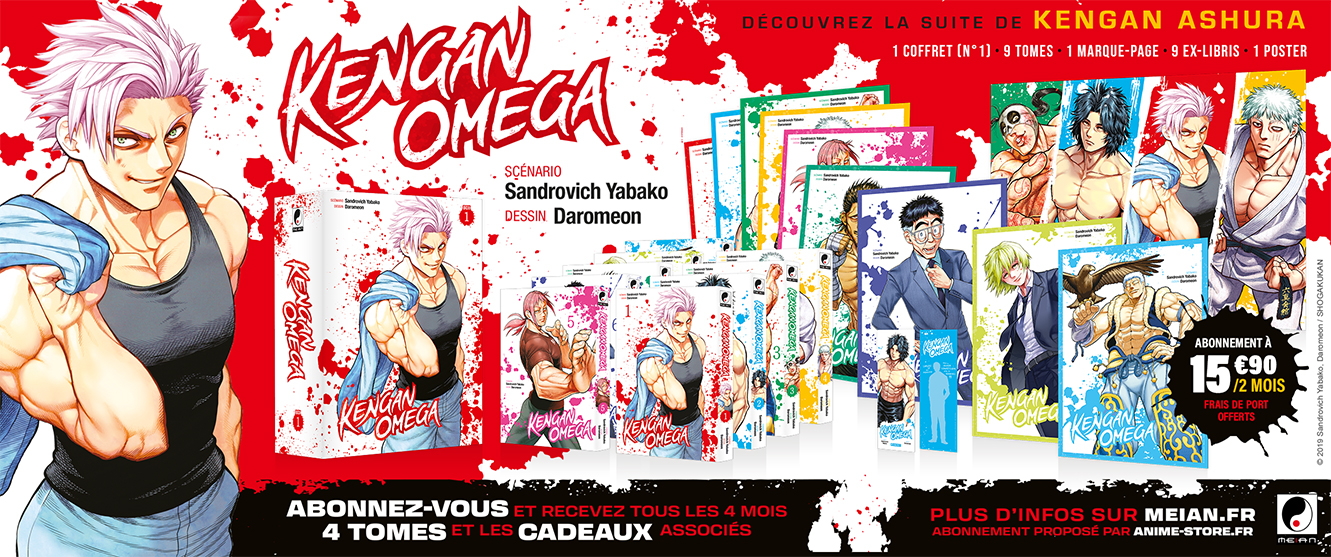 Kengan Omega Collection : Tous les 4 mois, 4 mangas pour 15.90 € par mois