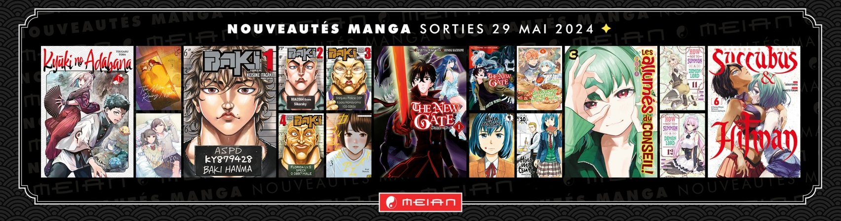 17 nouveaux mangas MEIAN disponibles