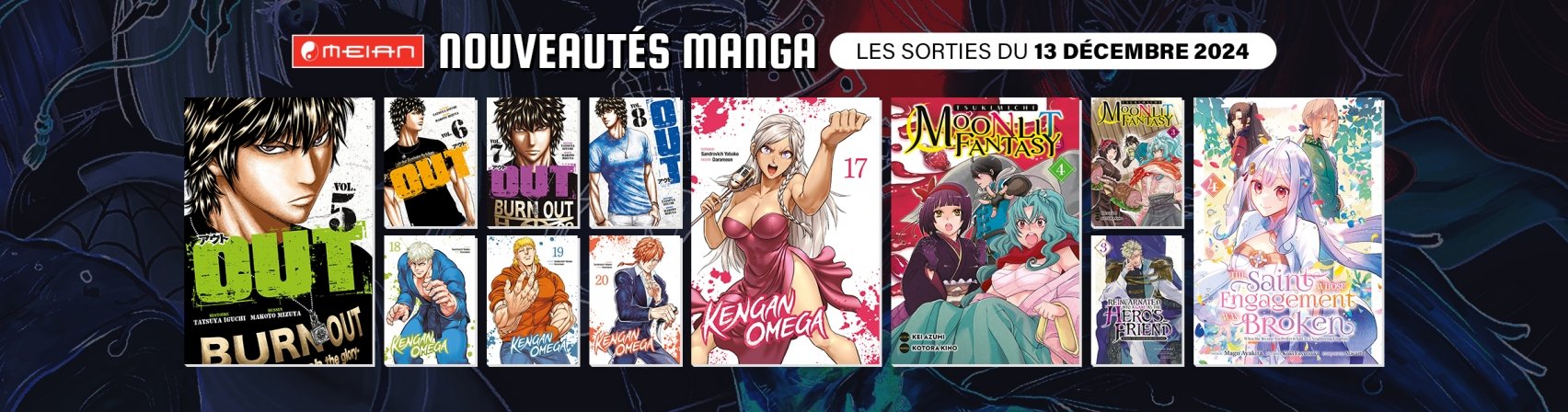 12 nouveaux mangas MEIAN disponibles