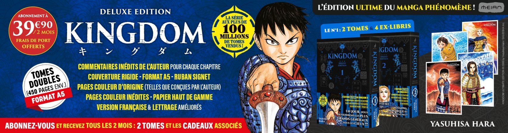 Abonnez-vous  la collection Kingdom Deluxe Edition