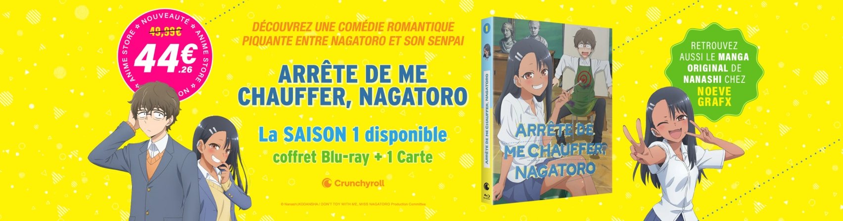 Nouveaut� : Arr�te de me chauffer, Nagatoro Saison 1 en coffret BR