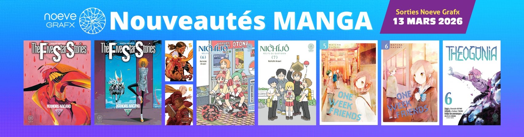9 nouveaux mangas Noeve Grafx disponibles