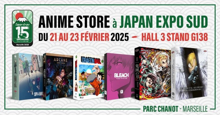 Anime Store  Japan Expo Sud pour 3 jours exceptionnels !