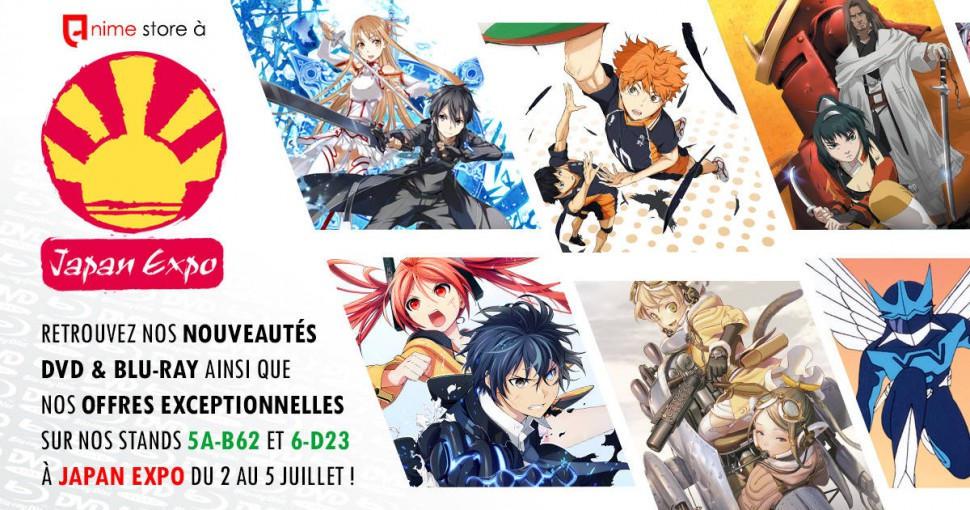 Retrouvez Anime Store à la Japan Expo pour 4 jours exceptionnels