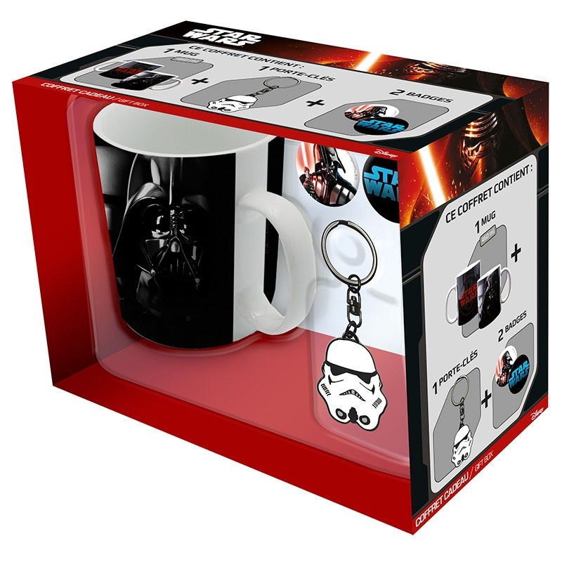 Coffret cadeau Star Wars - Trooper Vador - Mug + porte-clés + 2