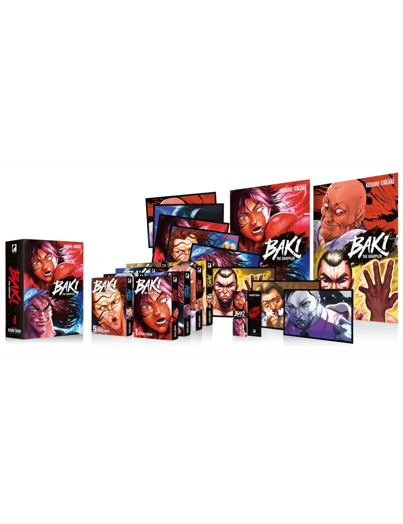 IMAGE 2 : Baki the Grappler - Perfect Edition - Partie 1 - Coffret Collector (tomes 1  8)