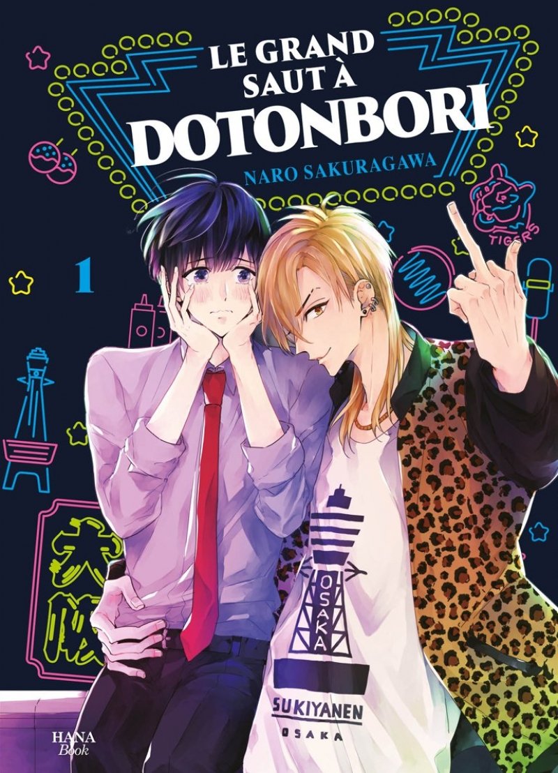 Le grand saut  Dotonbori - Tome 01 - Livre (Manga) - Yaoi - Hana Book