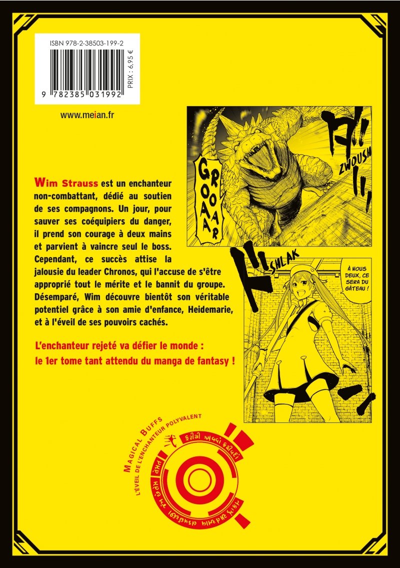 IMAGE 2 : Magical Buffs : L'veil de l'enchanteur polyvalent - Tome 01 - Livre (Manga)