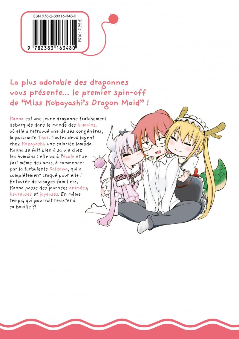 IMAGE 2 : Miss Kobayashi's Dragon Maid  Kanna's Daily Life - Tome 01 - Livre (Manga)
