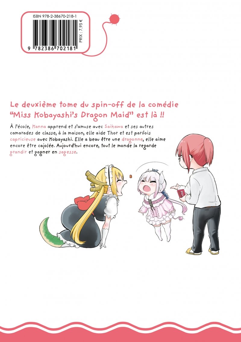 IMAGE 2 : Miss Kobayashi's Dragon Maid  Kanna's Daily Life - Tome 02 - Livre (Manga)