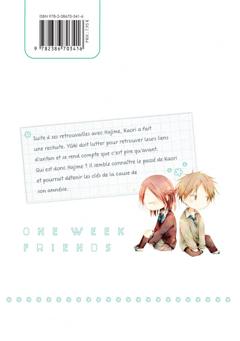 IMAGE 2 : One week friends - Tome 04 - Livre (Manga)