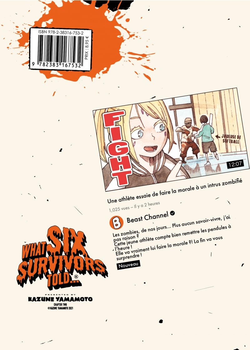 IMAGE 2 : Selon 6 Survivants - Tome 02 - Livre (Manga)