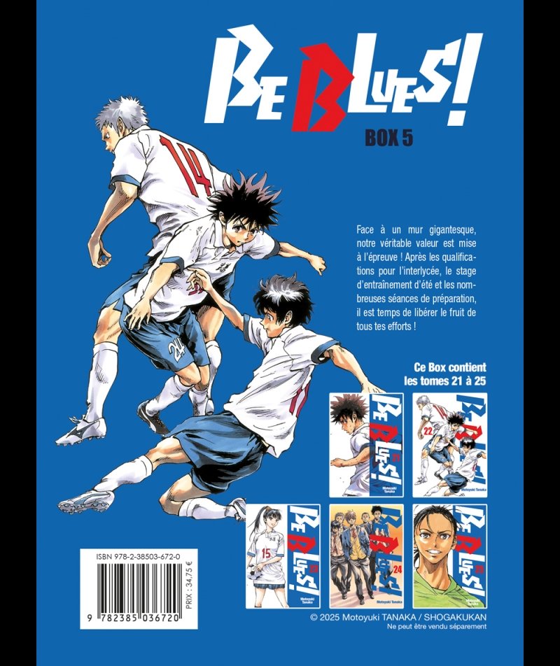 IMAGE 3 : Be Blues! - Partie 5 (Tomes 21 � 25 ) - Coffret 5 mangas