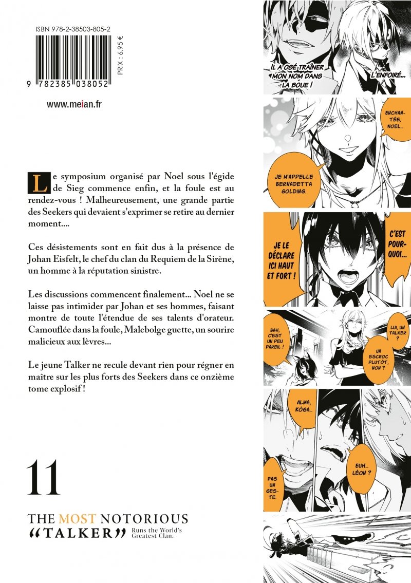 IMAGE 2 : The Most Notorious Talker - Tome 11 - Livre (Manga)