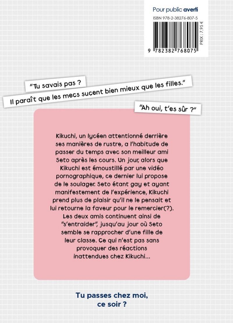 IMAGE 2 : Tu passes chez moi, ce soir ? - Tome 01 - Livre (Manga) - Yaoi - Hana Book