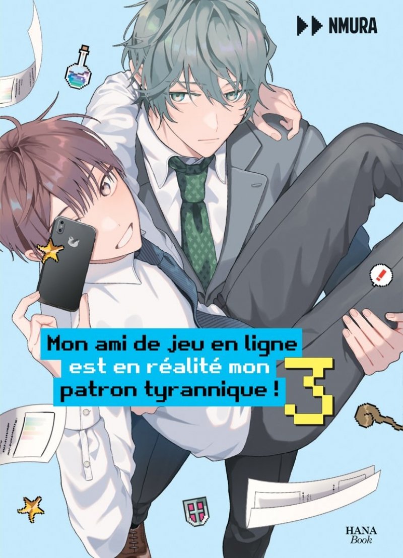 Mon ami de jeu en ligne est en r�alit� mon patron tyrannique ! - Tome 03 - Livre (Manga) - Yaoi - Hana Book