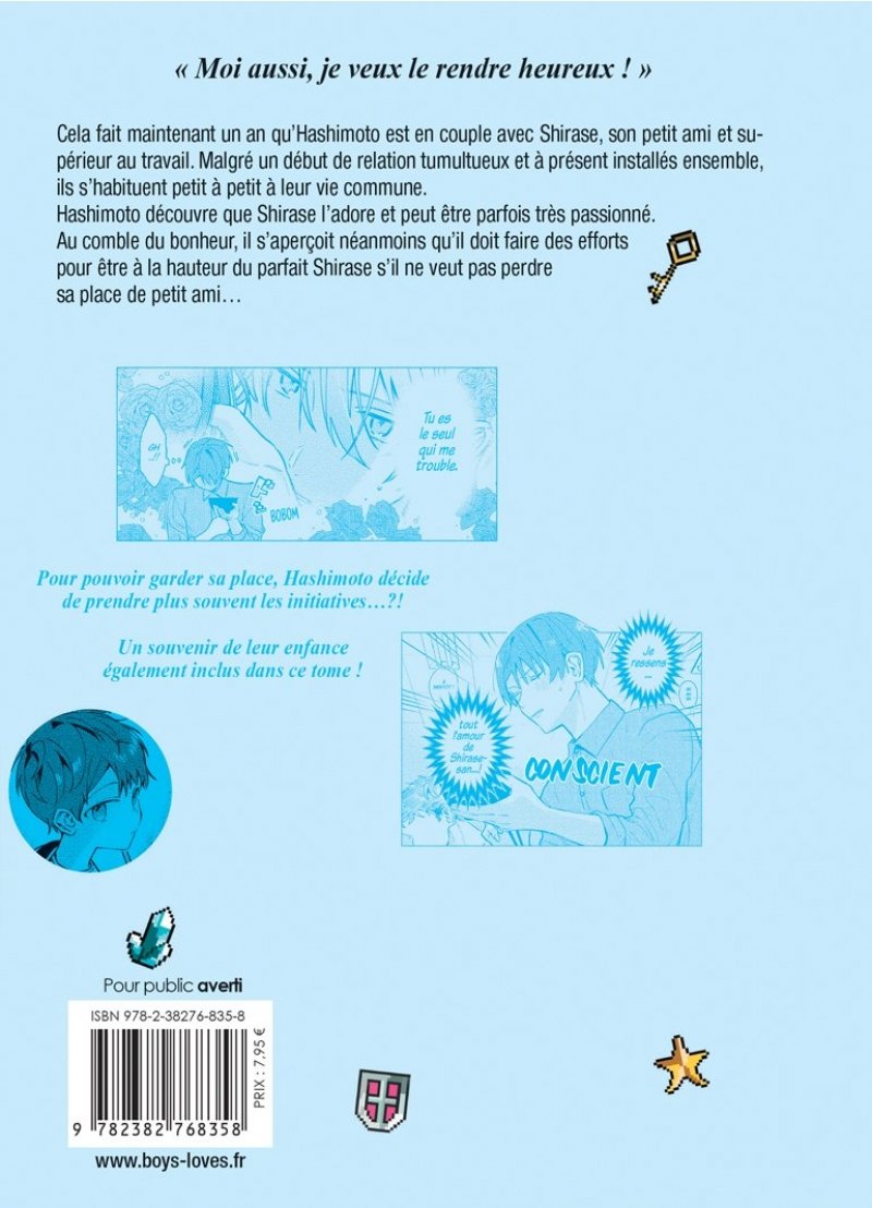 IMAGE 2 : Mon ami de jeu en ligne est en r�alit� mon patron tyrannique ! - Tome 03 - Livre (Manga) - Yaoi - Hana Book