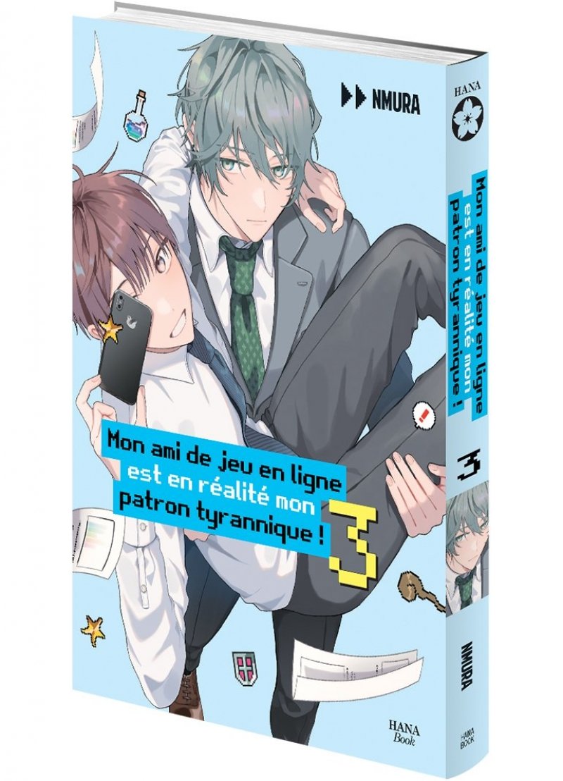 IMAGE 3 : Mon ami de jeu en ligne est en r�alit� mon patron tyrannique ! - Tome 03 - Livre (Manga) - Yaoi - Hana Book