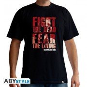 Tee Shirt - Fight the dead - Walking Dead - Homme - Noir - ABYstyle