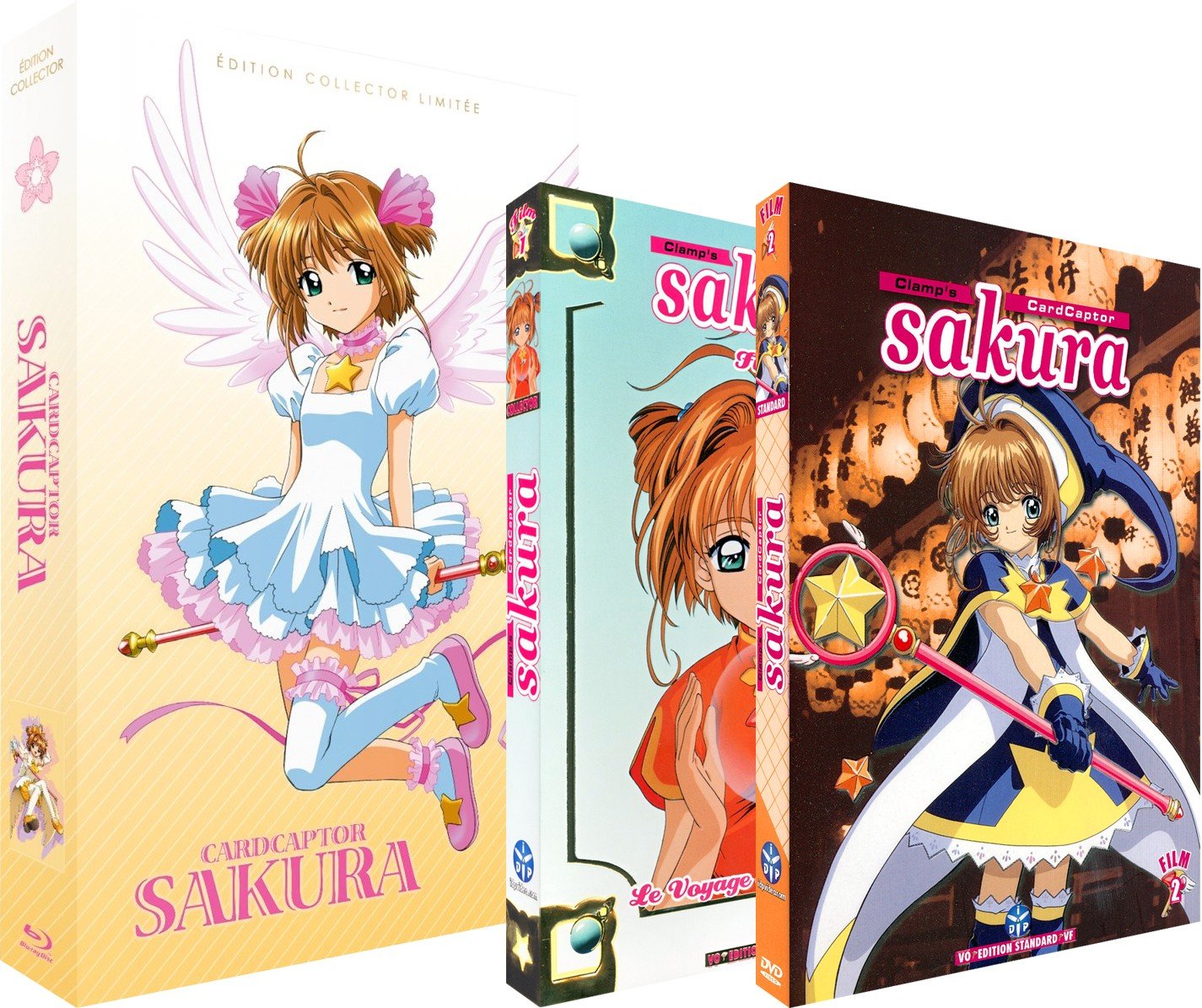 Card Captor Sakura (TV + 2 Films) - Pack 3 Coffrets 6 Blu-ray + 2 DVD