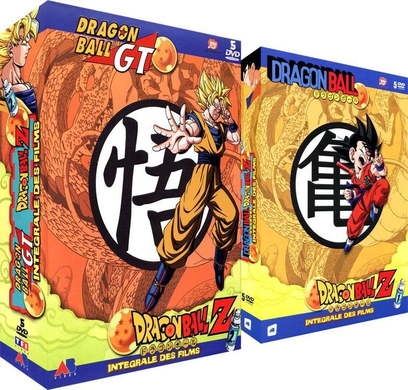 Dragon Ball Z et GT Intégrale 20 Films et OAV Pack 2 Coffrets (10 DVD)