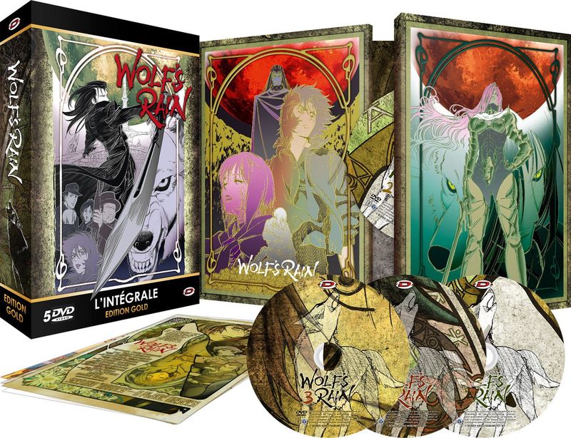 Wolf's Rain - Intgrale - Coffret DVD + 5 Cartes postales - Edition Gold