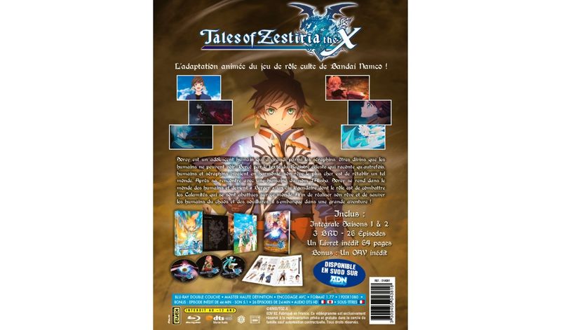 Tales of Zestiria the X - Intégrale (2 Saisons + OAV) - Coffret