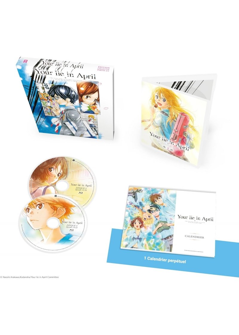 IMAGE 3 : Your Lie in April - Partie 2 - Edition Collector - Coffret Blu-ray