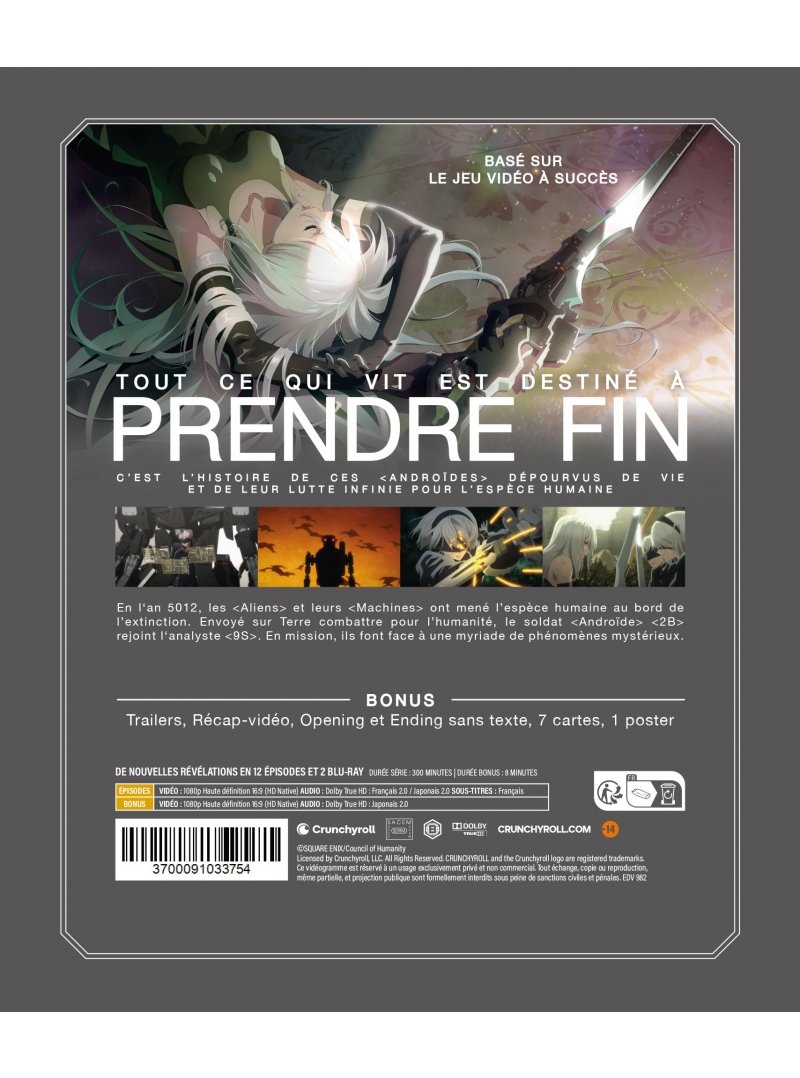 IMAGE 2 : NieR:Automata Ver1.1a - Partie 1 - Coffret Blu-ray