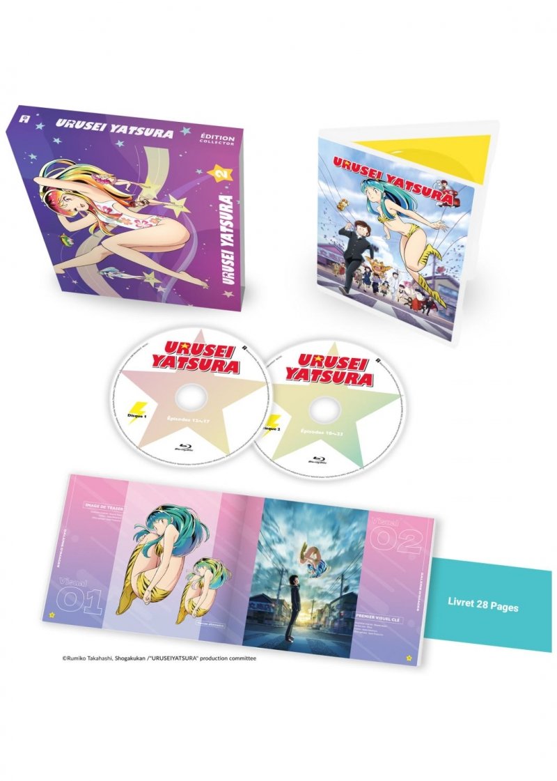 IMAGE 2 : Urusei Yatsura : Lamu - Saison 1 (2022) - Partie 2 - Edition Collector - Coffret Blu-ray
