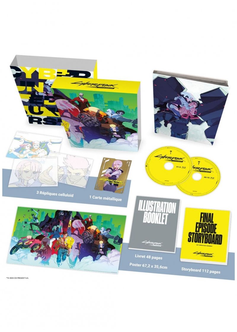 IMAGE 2 : Cyberpunk Edgerunners - Intgrale - dition Deluxe Blu-ray