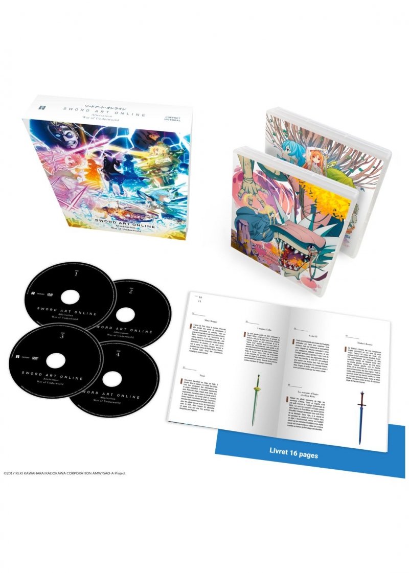 IMAGE 3 : Sword Art Online Alicization - Saison 2 - Coffret DVD