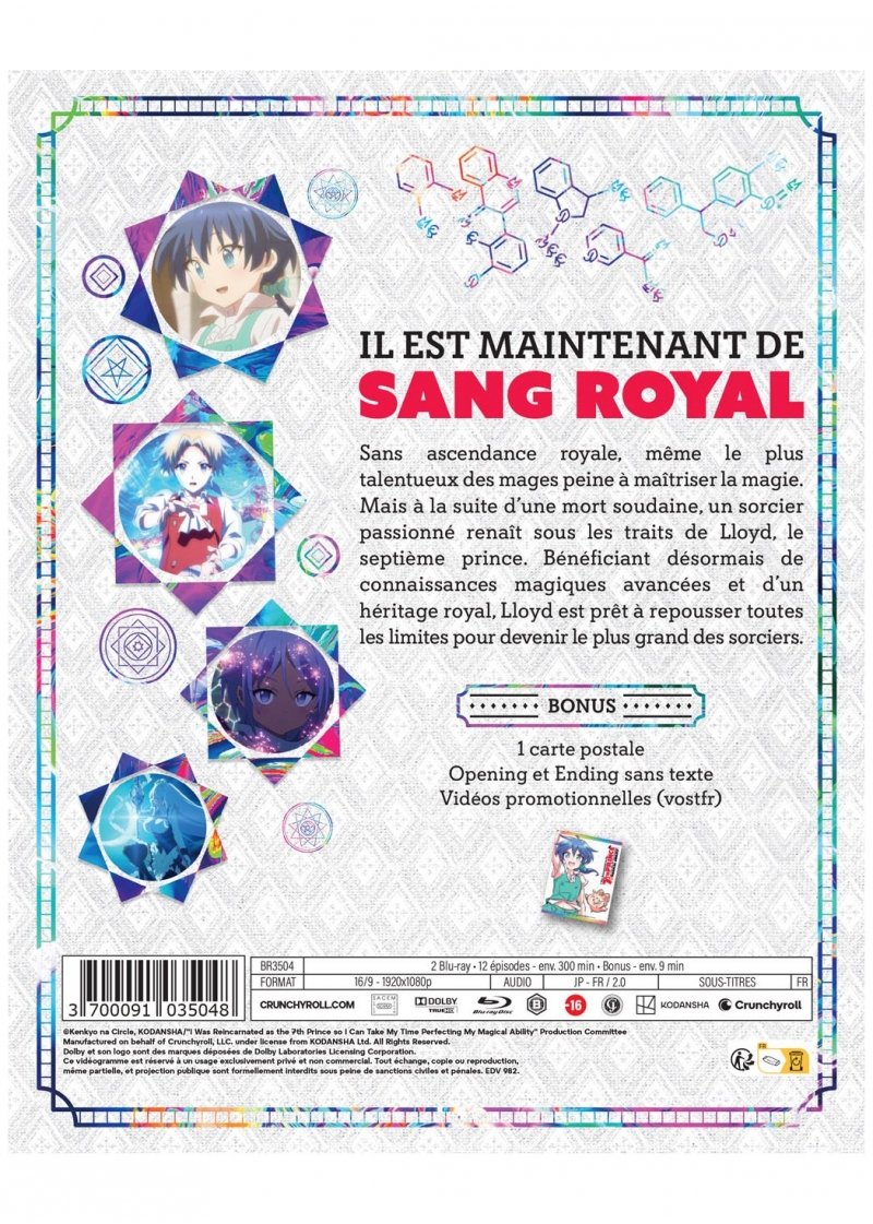 IMAGE 3 : I Was Reincarnated as the 7th Prince So I Can Take My Time Perfecting My Magical Ability - Blu-ray