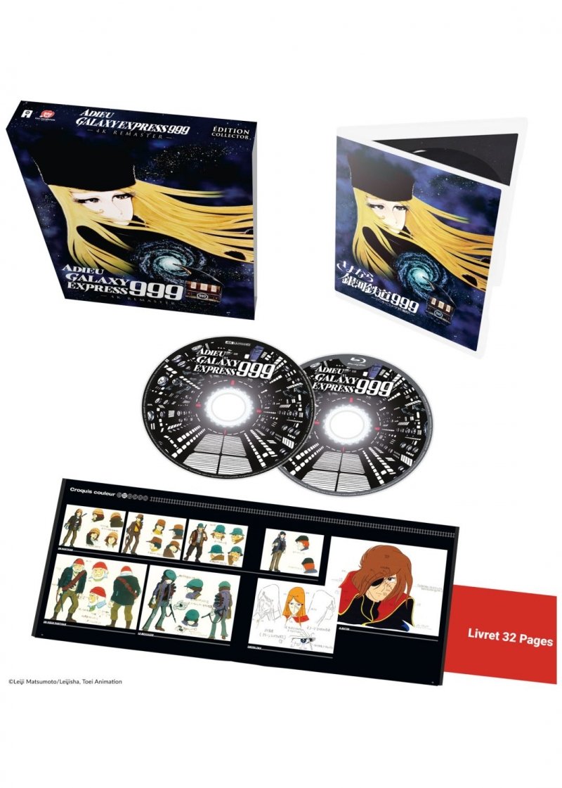 IMAGE 2 : Adieu Galaxy Express 999 - �dition limit�e - Blu-ray - 4K Ultra HD