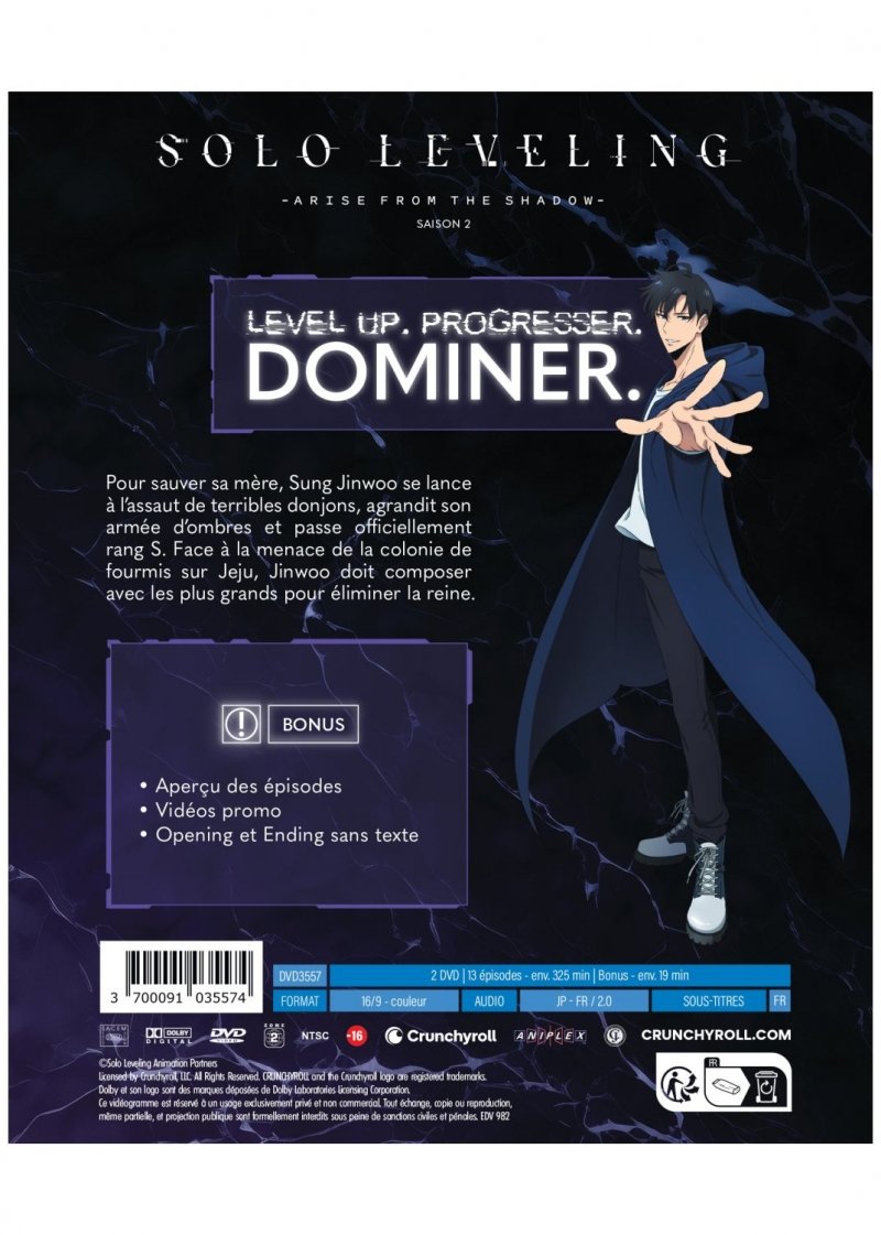 IMAGE 3 : Solo Leveling - Saison 2 - DVD
